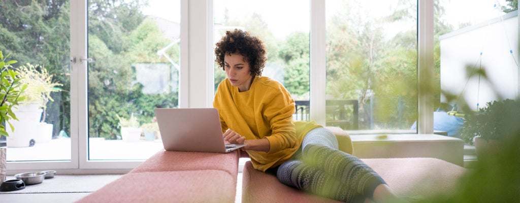 woman at work