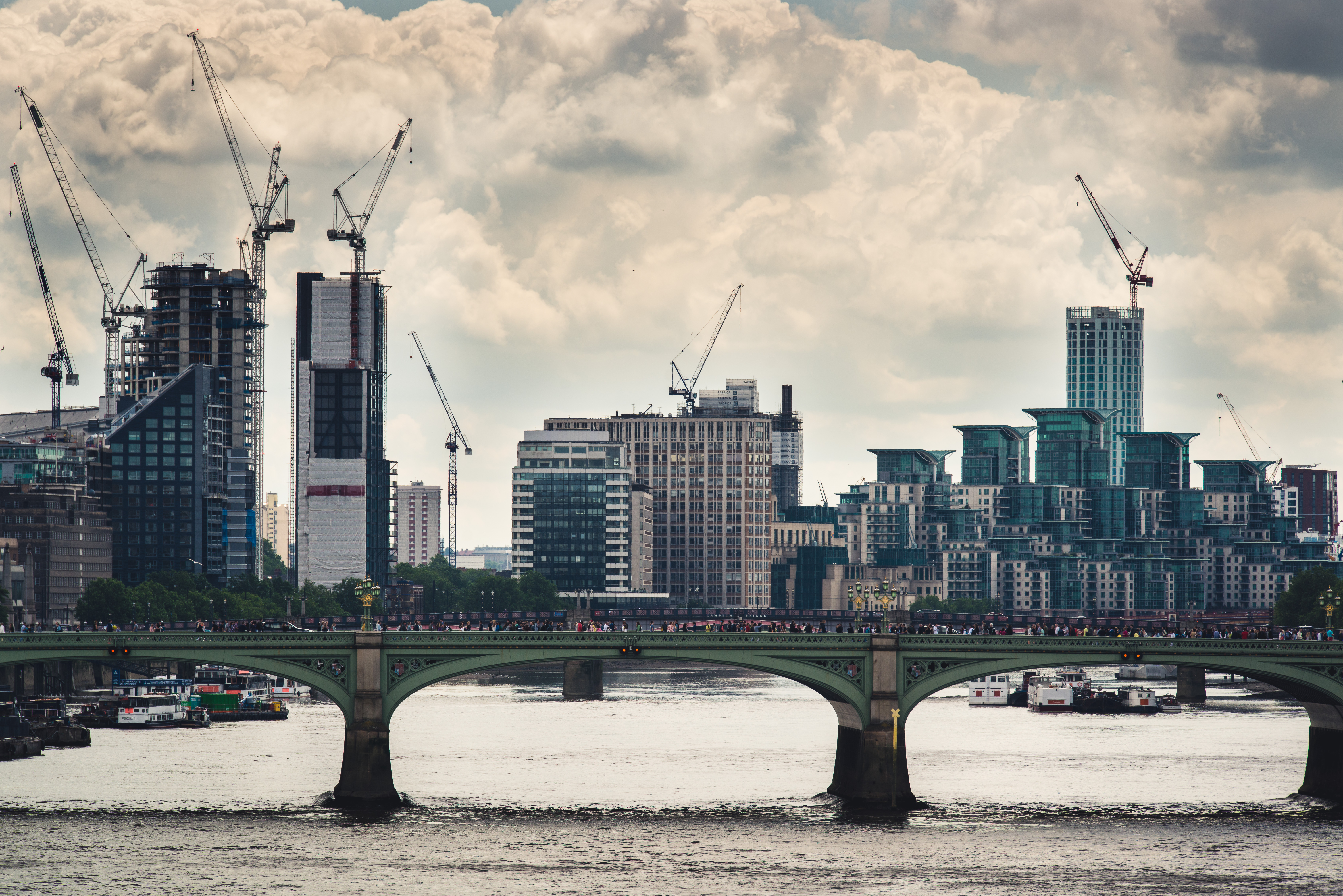 Iconic bridge in London