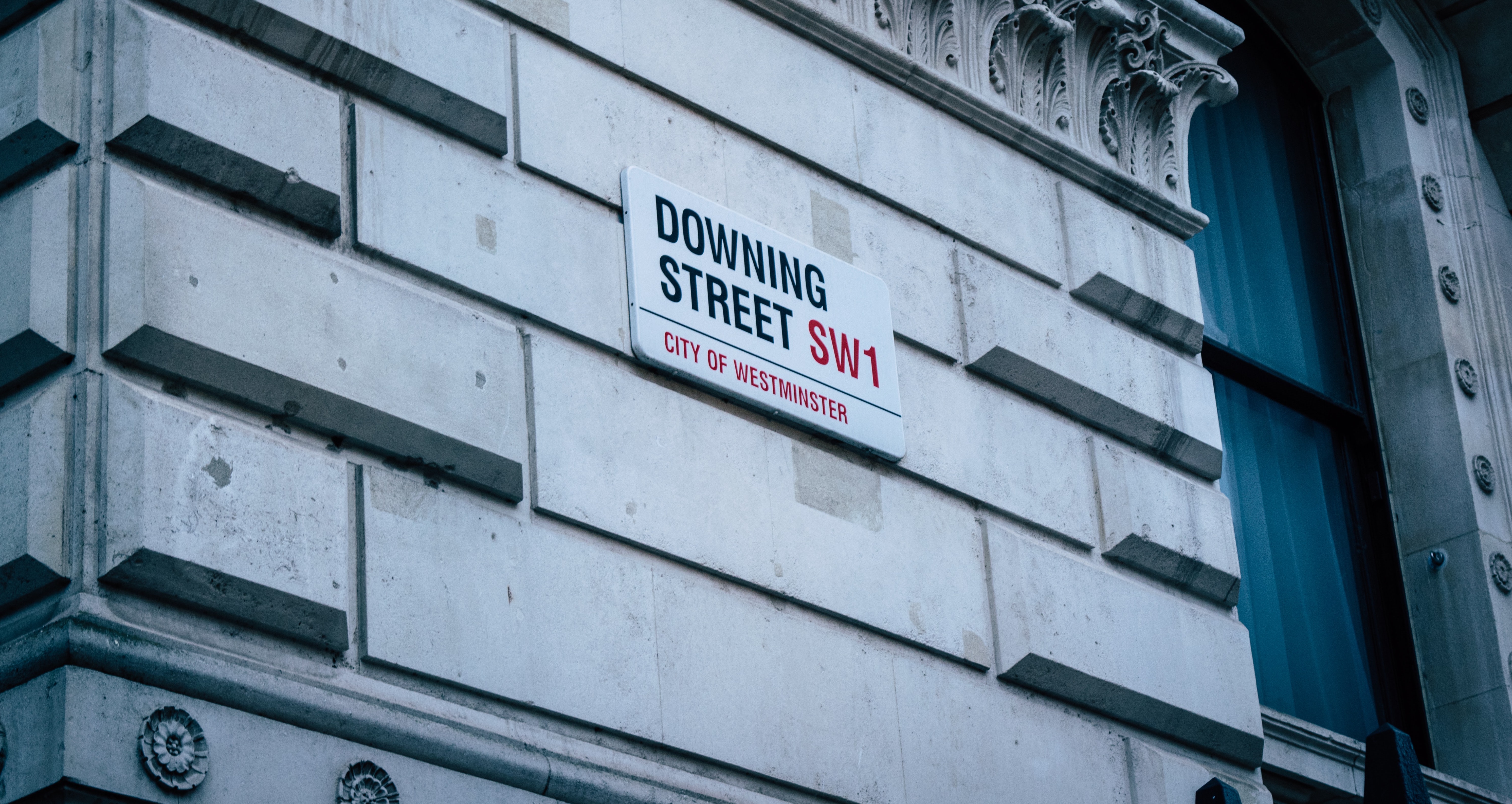 Downing street in London 